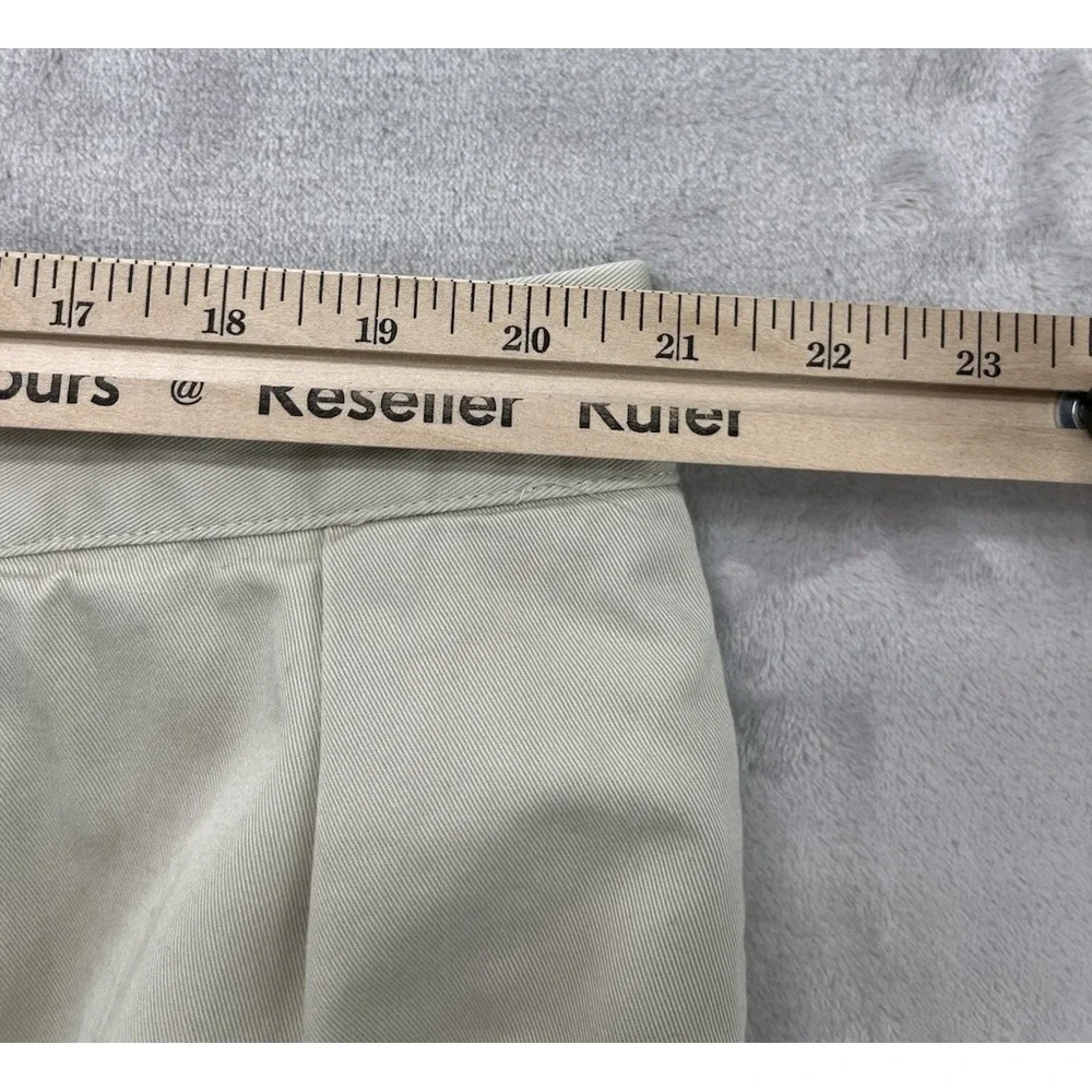 VTG Polo Ralph Lauren Ethan Pants Men 42x30 Khakis Pleated Twill Cotton Trouser